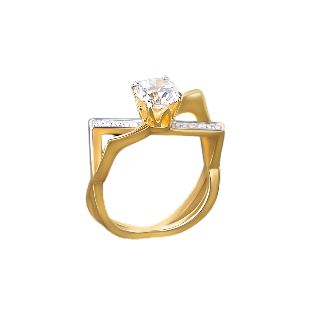 Twilight Cross Glow Round Ring