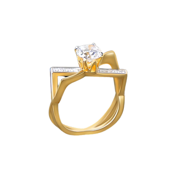 Twilight Cross Glow Round Ring